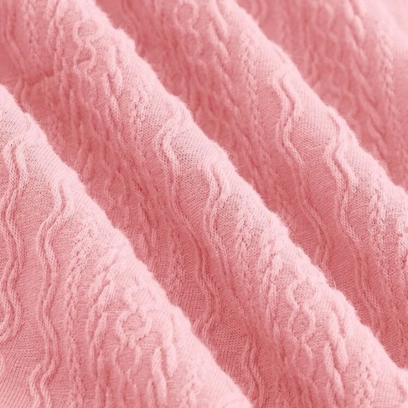 Baby Girl Pink Solid Split Hem Cami Dress Size Large - Picture 2 of 10